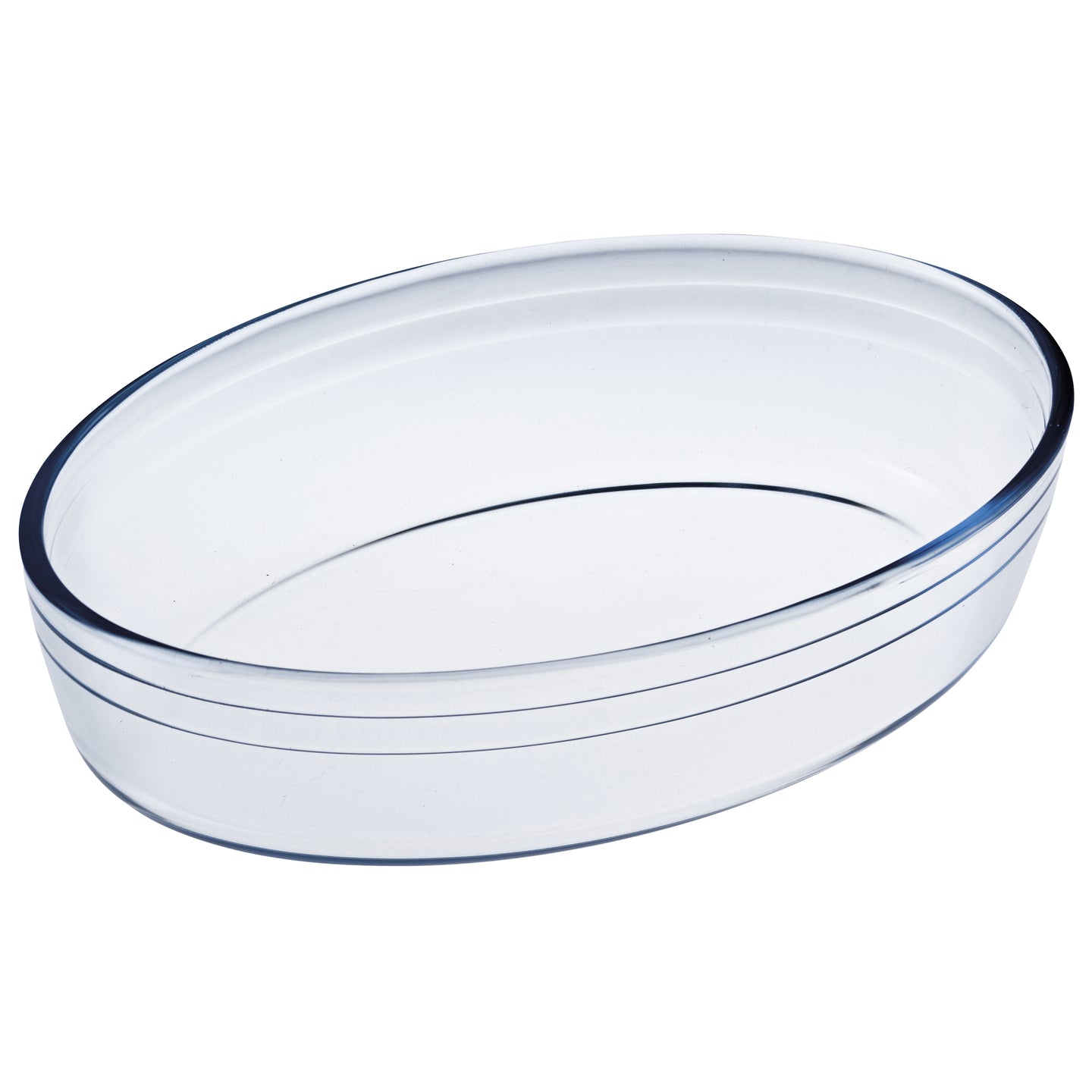 FUENTE OVALADA 35X24X6CM 3L  BOROSILICATO MEDITERRÁNEO SG